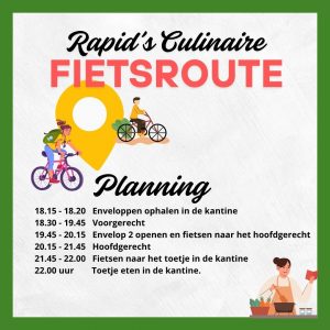 Doe 14 november mee aan Rapid's culinaire fietsroute van 2025 1