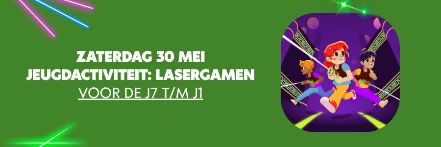 LASERGAMEN voor ALLE Rapid jeugd