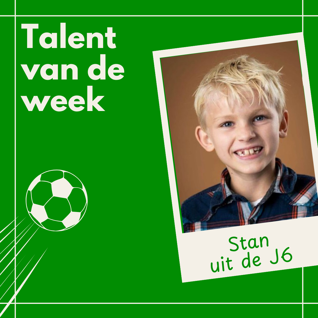 Talent van de week: Stan uit de J6